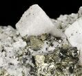 Pyrite, Calcite & Sphalerite - Peru #54985-3